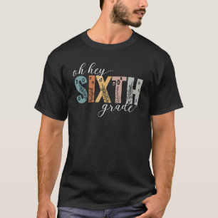 He Sixth Grade Teacher Girls Team Squad Flora T-Shirt