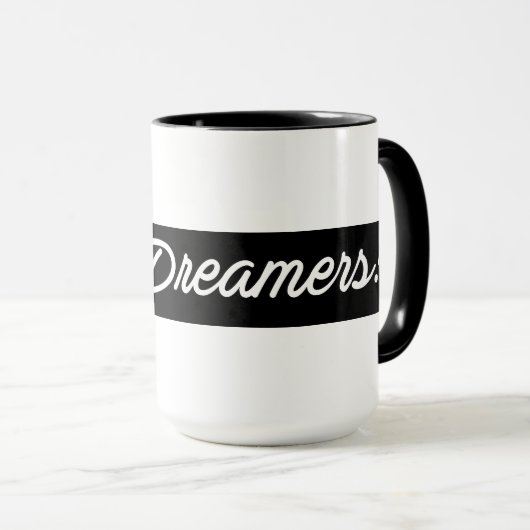 He Träumer! Tasse (VorderseiteRechts)