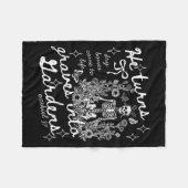 He Turns Graves Into Gardens, Ezekiel 37  Fleecedecke (Vorderseite (Horizontal))