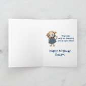 He Vati - Geburtstags-Karte Karte (Innenseite)