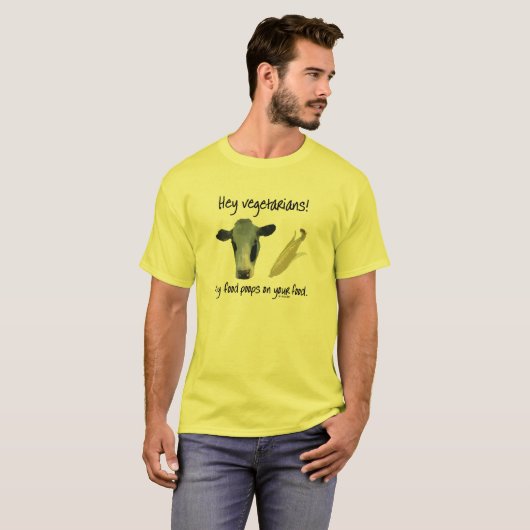 He Vegetarier! T-Shirt (Vorne ganz)