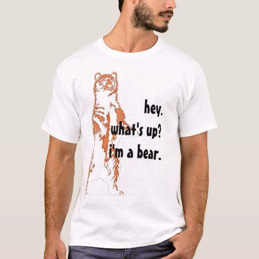 he…, was oben ist? T-Shirt (Vorderseite)