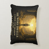 He Who Dwells Psalm 91 Christian Art Dekokissen (Rückseite(Vertikal))