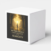 He Who Dwells Psalm 91 Christian Art - Pillow Geschenkschachtel (Rückseite)