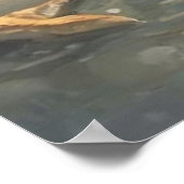 He Who Walks the Shallow Sea Poster (Ecke)