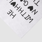 He withholds no good things seidenpapier (Ausschnitt)