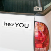 he≯YOU Autoaufkleber (Auf Lkw)