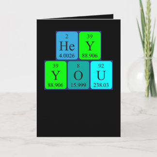 He you Birthday card 6 Karte