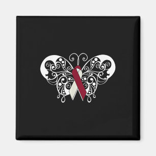 Head & amp; Neck Cancer Awareness T Shirt Ribbon B Magnet
