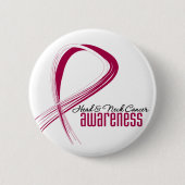 "Head and Neck Cancer Awareness Grabbon" Button (Vorderseite)