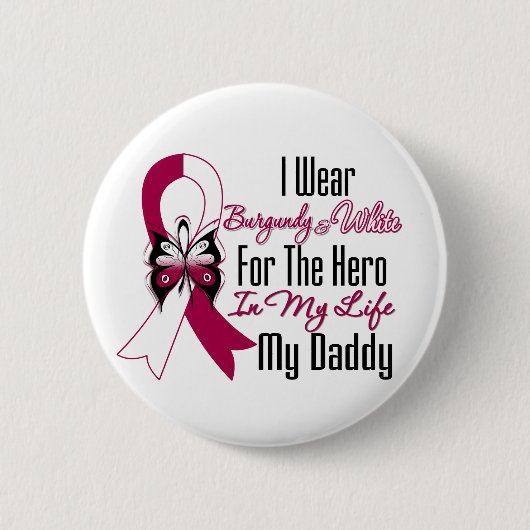 Head and Neck Cancer Hero My Daddy Button (Vorderseite)