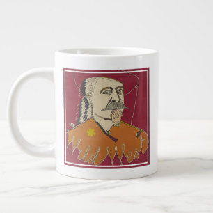 Head-and-Shoulders-Portrait von Buffalo Bill Jumbo-Tasse