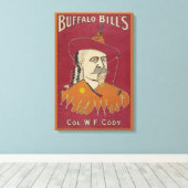 Head-and-Shoulders-Portrait von Buffalo Bill Leinwanddruck (Insitu (Holzboden))