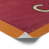 Head-and-Shoulders-Portrait von Buffalo Bill Poster (Ecke)