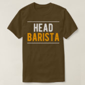 Head Barista Coffee T-Shirt (Design vorne)