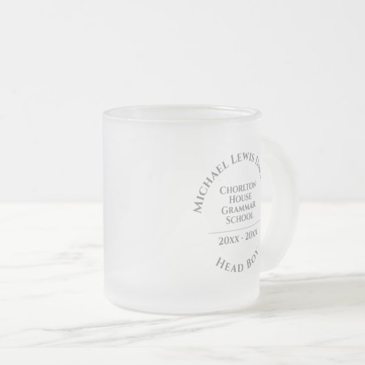 Head Boy Presentation Award Mattglastasse (VorderseiteRechts)