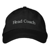 Head Coach Bestickte Kappe (Vorderseite)