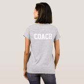 Head Coach mit Name T-Shirt (Schwarz voll)