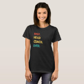 Head Coach Retro Bester Head Coach je T-Shirt (Vorne ganz)