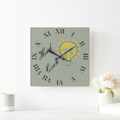 Head Cook Quadratische Wanduhr (Zuhause)