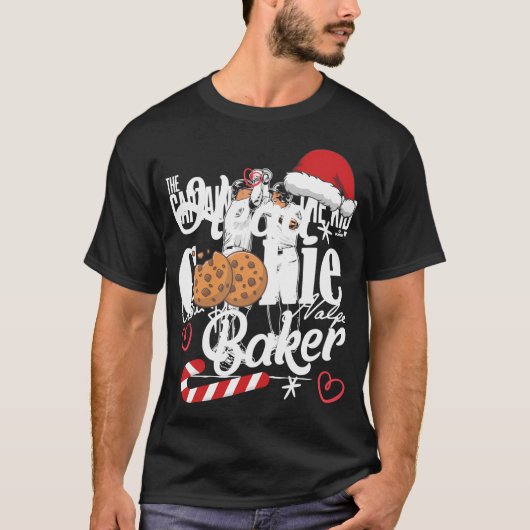 Head Cookie Baker Weihnachten T-Shirt (Vorderseite)