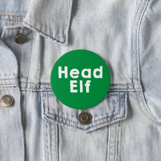 Head Elf Green Button (Beispiel)