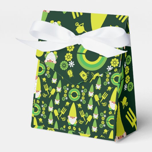 Head Garden Gnome Gardener Geschenkschachtel (Vorderseite)