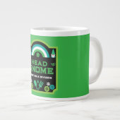 Head Garden Gnome Gardener Jumbo-Tasse (Vorderseite Rechts)