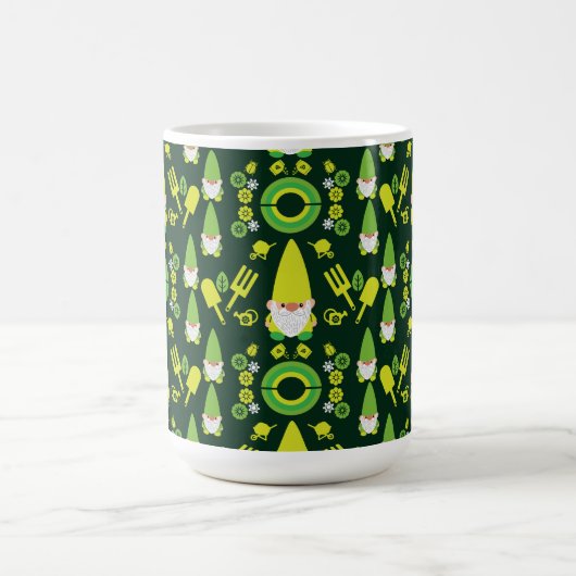 Head Garden Gnome Gardener Kaffeetasse (Mittel)