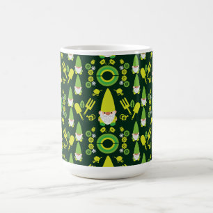 Head Garden Gnome Gardener Kaffeetasse
