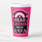 Head Garden Gnome Gardener Milchtasse (Vorderseite)