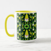 Head Garden Gnome Gardener Tasse (Links)