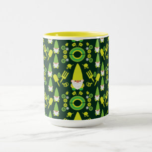 Head Garden Gnome Gardener Tasse