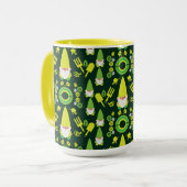 Head Garden Gnome Gardener Tasse (Vorderseite Links)