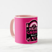 Head Garden Gnome Gardener Tasse (Vorderseite Links)