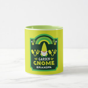 Head Garden Gnome Gardener Tasse