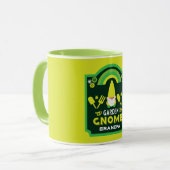 Head Garden Gnome Gardener Tasse (Vorderseite Links)