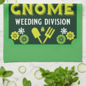 Head Garden Gnome Weeding Geschirrtuch (Gefaltet)