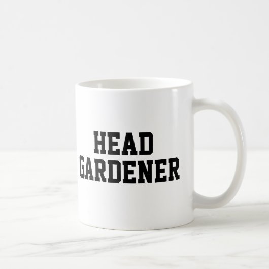Head Gardener coffee Tasse (Rechts)