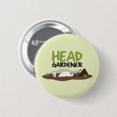 Head Gardener Illustration Button (Vorne & Hinten)