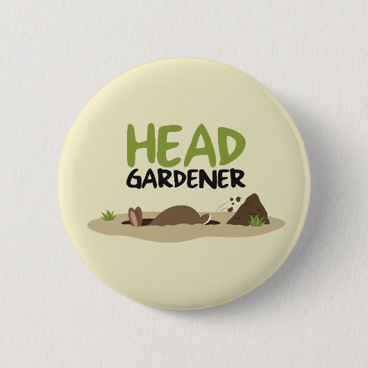 Head Gardener Illustration Button (Vorderseite)