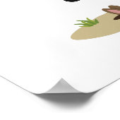 Head Gardener Illustration Poster (Ecke)