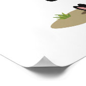 Head Gardener Illustration Poster (Ecke)