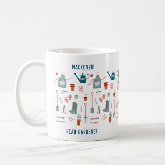 Head Gardener Personalisiert Kaffeetasse (Links)