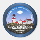 Head Harbour Lighthouse Magnet (Vorne)