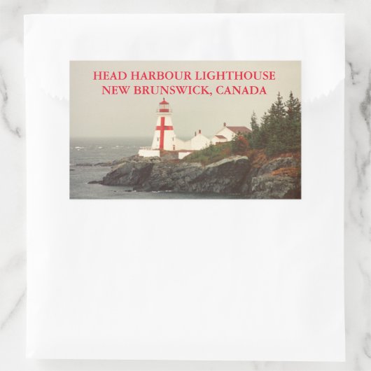Head Harbour Lighthouse, NB Canada Stickers (Tasche)