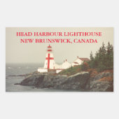 Head Harbour Lighthouse, NB Canada Stickers (Vorderseite)