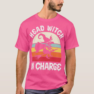 Head Hexe in Charge Beängstigende Vintage Hallowee T-Shirt