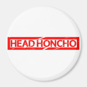 Head Honcho Briefmarke Magnet