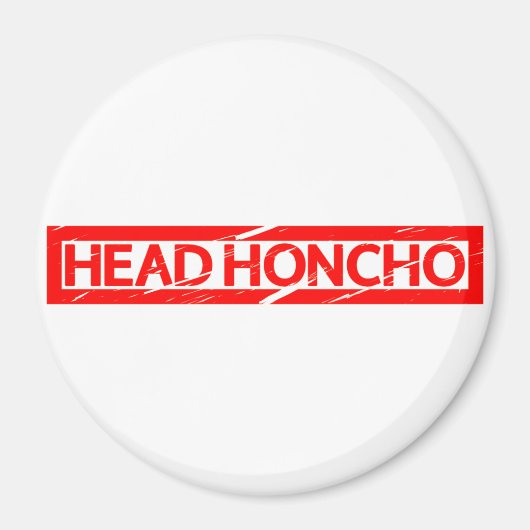 Head Honcho Briefmarke Magnet (Vorne)